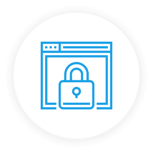 Trusted cyber security services: Cyber security services icon